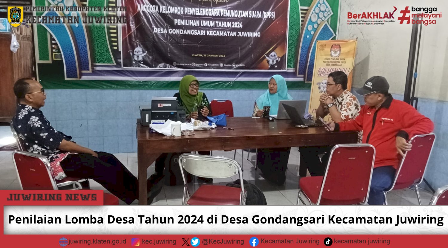 Penilaian Lomba Desa Tahun 2024 di Desa Gondangsari