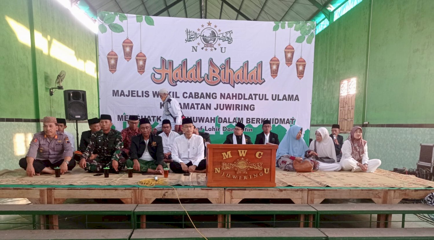 Halal Bihalal Majelis Wakil Cabang Nahdlatul Ulama Kecamatan Juwiring