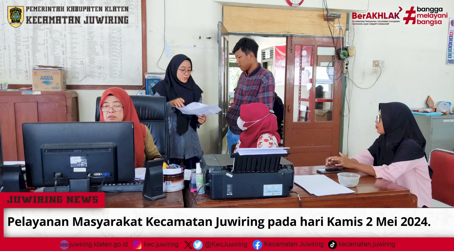 Pelayanan IKD dan Pelayananan Legaliasasi Umum di Kecamatan Juwiring