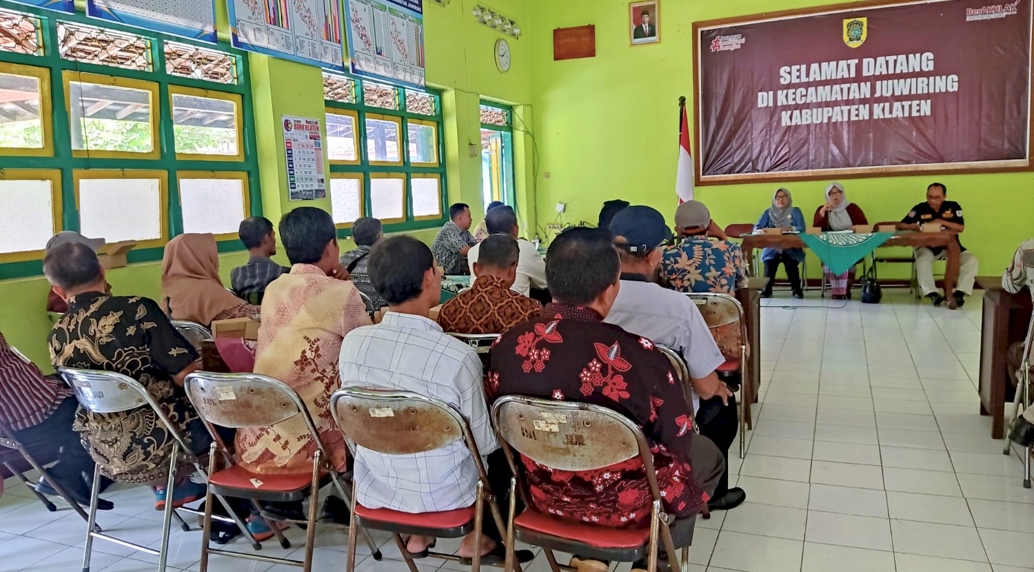 Rakor Kepala Desa se-Kecamatan Juwiring