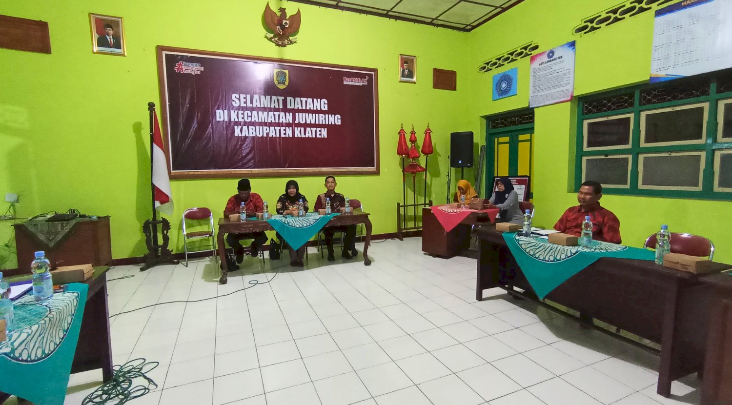 Silaturahim FKBPD Kecamatan Juwiring dengan Pemerintah Kecamatan Juwiring