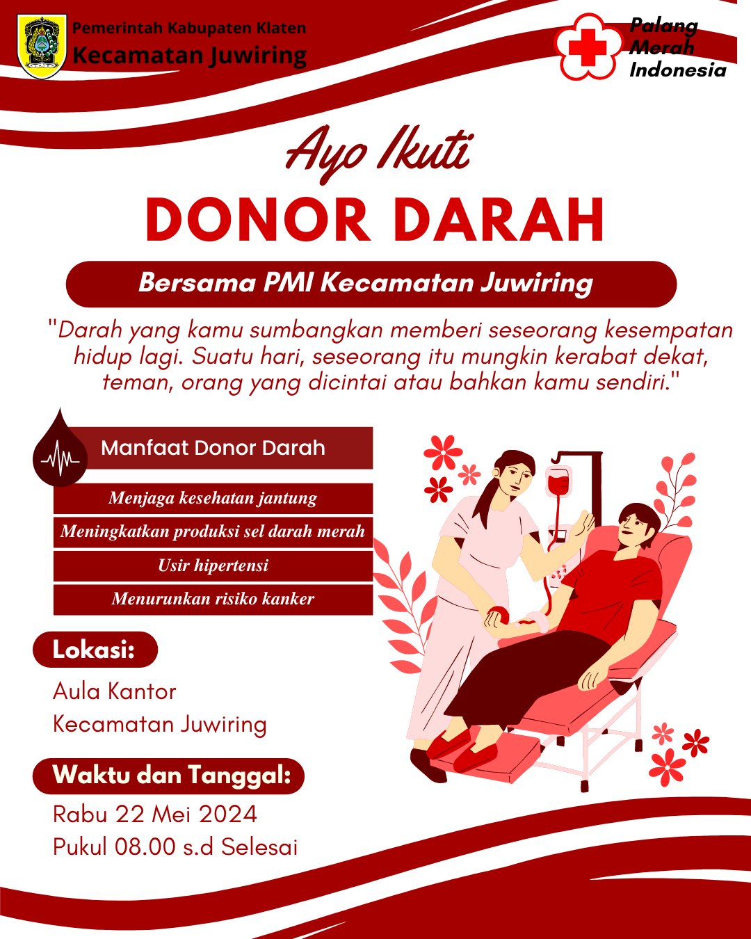 Donor Darah PMI Kabupaten Klaten