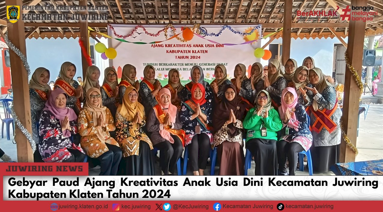 Gebyar Paud Ajang Kreativitas Anak Usia Dini Kecamatan Juwiring Kabupaten Klaten Tahun 2024