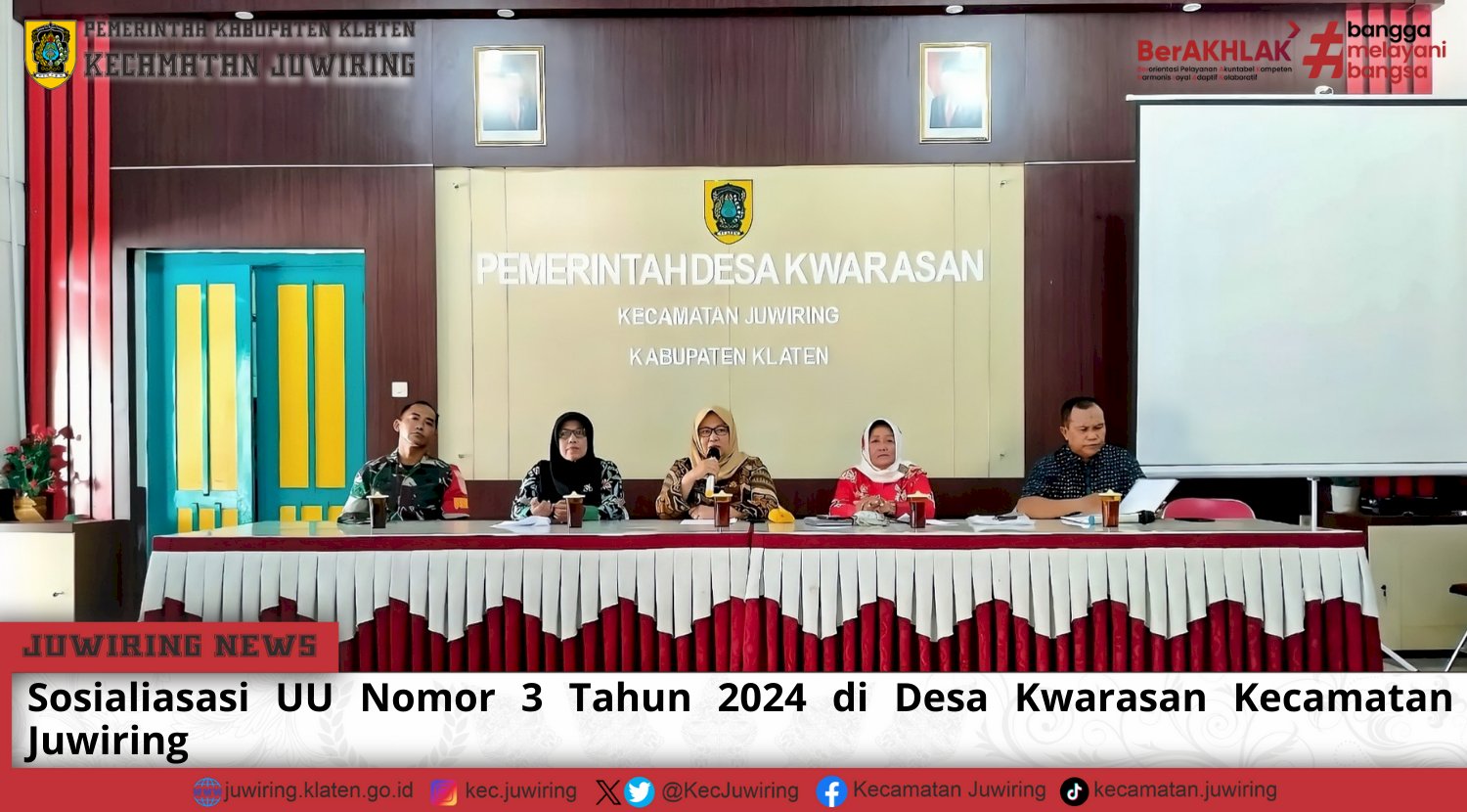 Sosialisasi UU Nomor 3 Tahun 2024