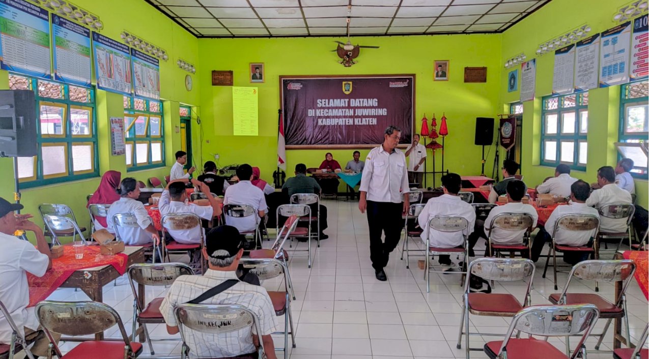 Kegiatan Rapat Koordinasi Persiapan Menyambut Hari Jadi Kabupaten Klaten ke-220, Karnaval dan Lomba Desa di Kecamatan Juwiring