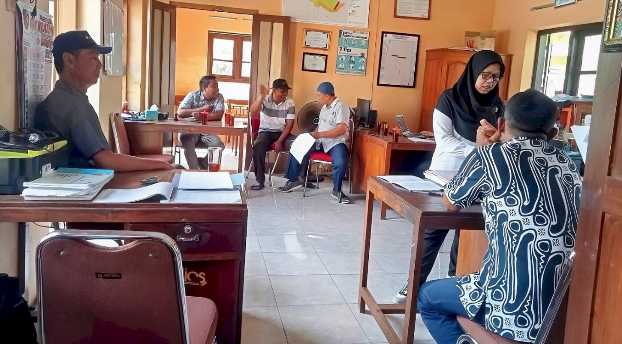 Monitoring dan Evaluasi Pelaksanaan APBDes 2023 dan 2024 Semester I di Desa Taji