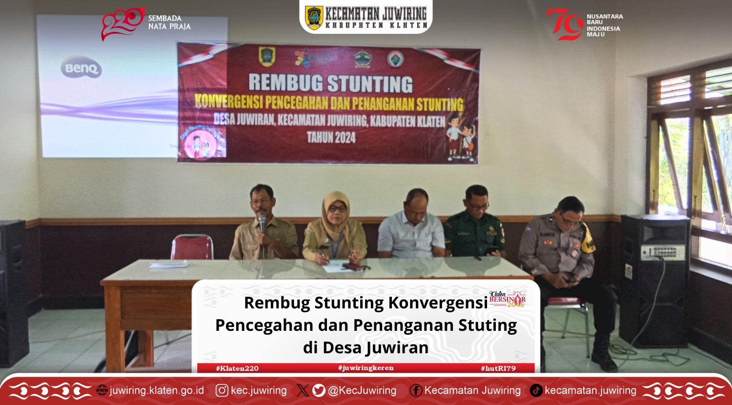 Rembug Stunting Konvergensi Pencegahan dan Penanganan Stuting di Desa Juwiran