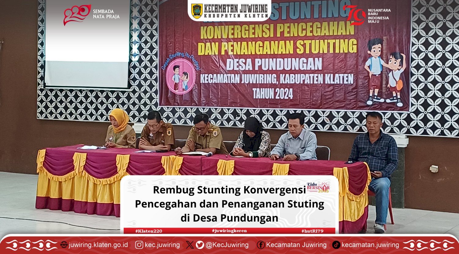 Rembug Stunting Konvergensi Pencegahan dan Penanganan Pundungan