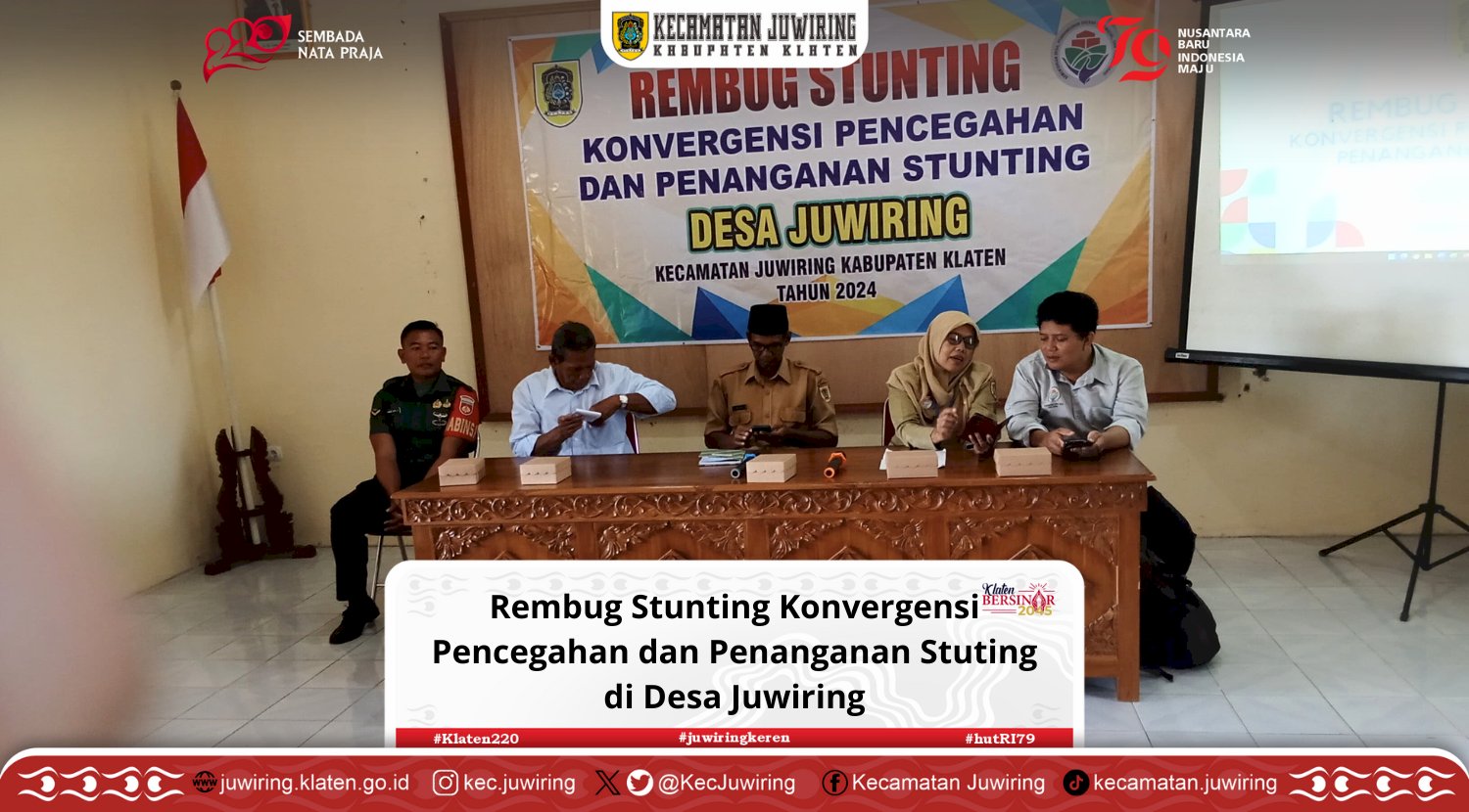 Rembug Stunting Konvergensi Pencegahan dan Penanganan Stuting di Desa Juwiring