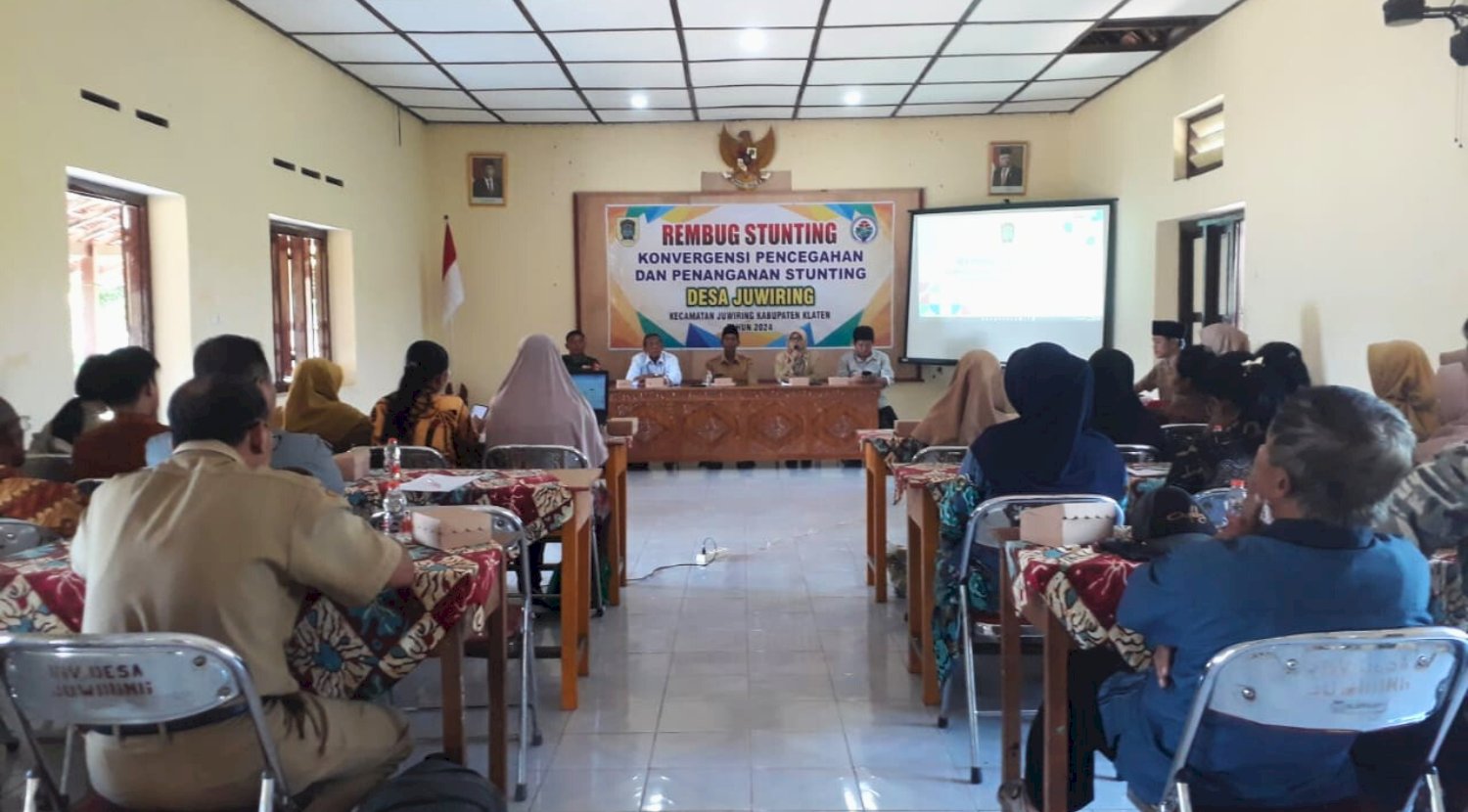 Rembug Stunting Konvergensi Pencegahan dan Penanganan Stuting di Desa Juwiring