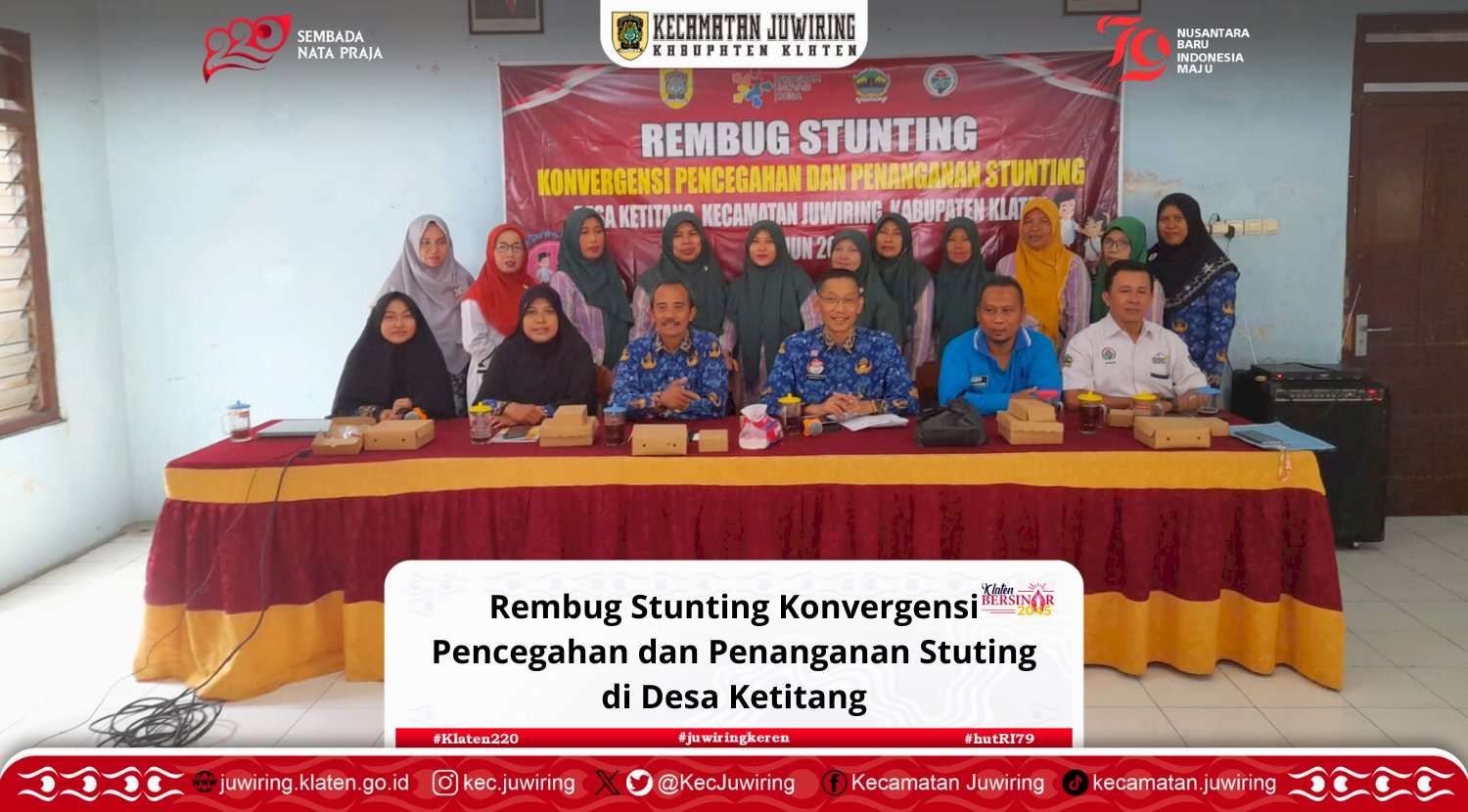 Rembug Stunting Konvergensi Pencegahan dan Penanganan Stuting di Desa Ketitang