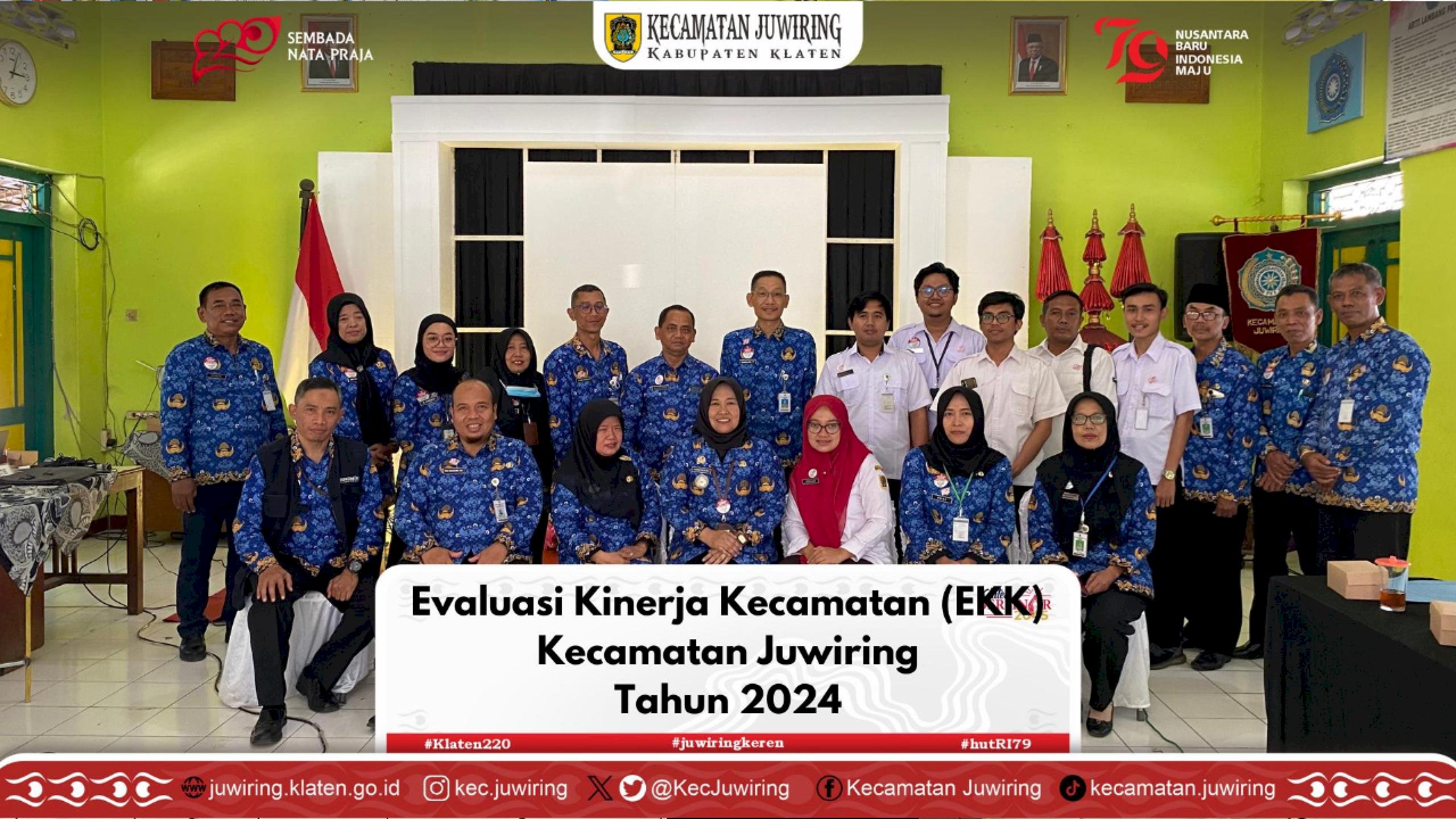 Evaluasi Kinerja Kecamatan (EKK) Kecamatan Juwiring Tahun 2024