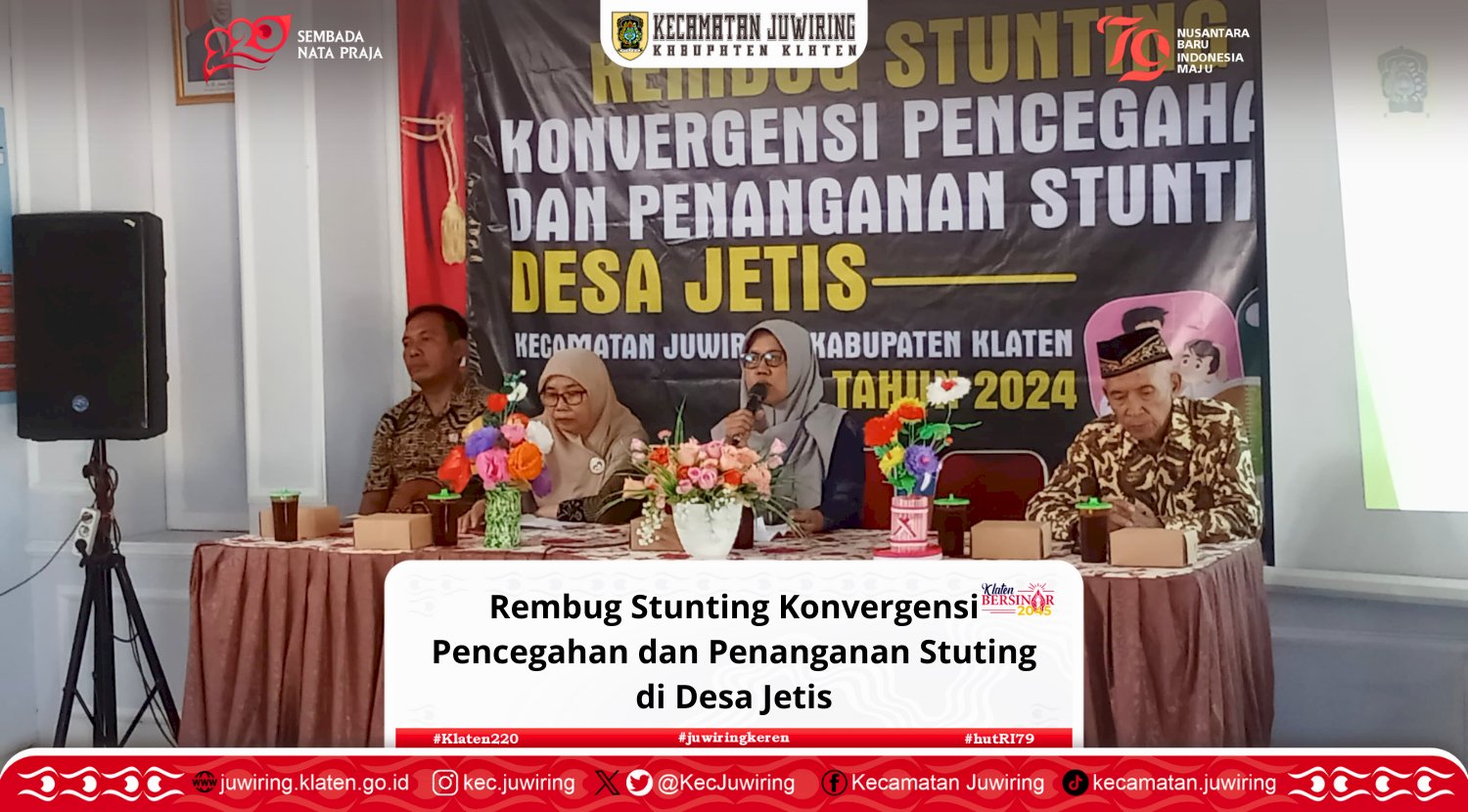 Rembug Stunting Konvergensi Pencegahan dan Penanganan Stuting di Desa Jetis