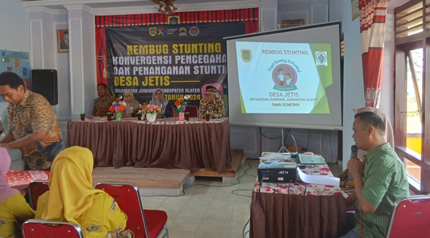 Rembug Stunting Konvergensi Pencegahan dan Penanganan Stuting di Desa Jetis