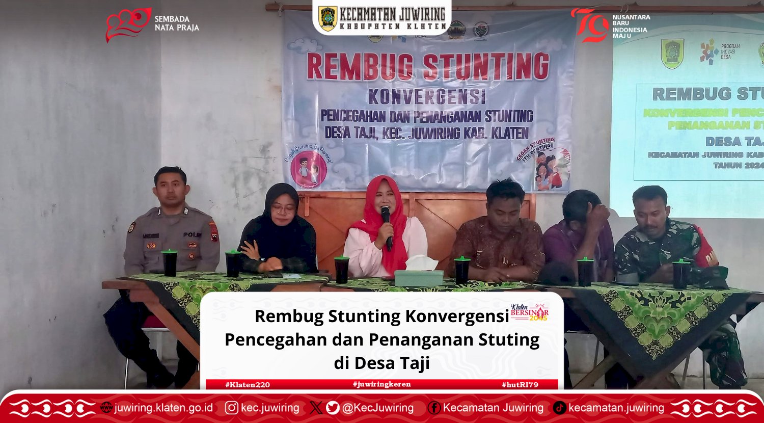 Rembug Stunting Konvergensi Pencegahan dan Penanganan Stuting di Desa Taji