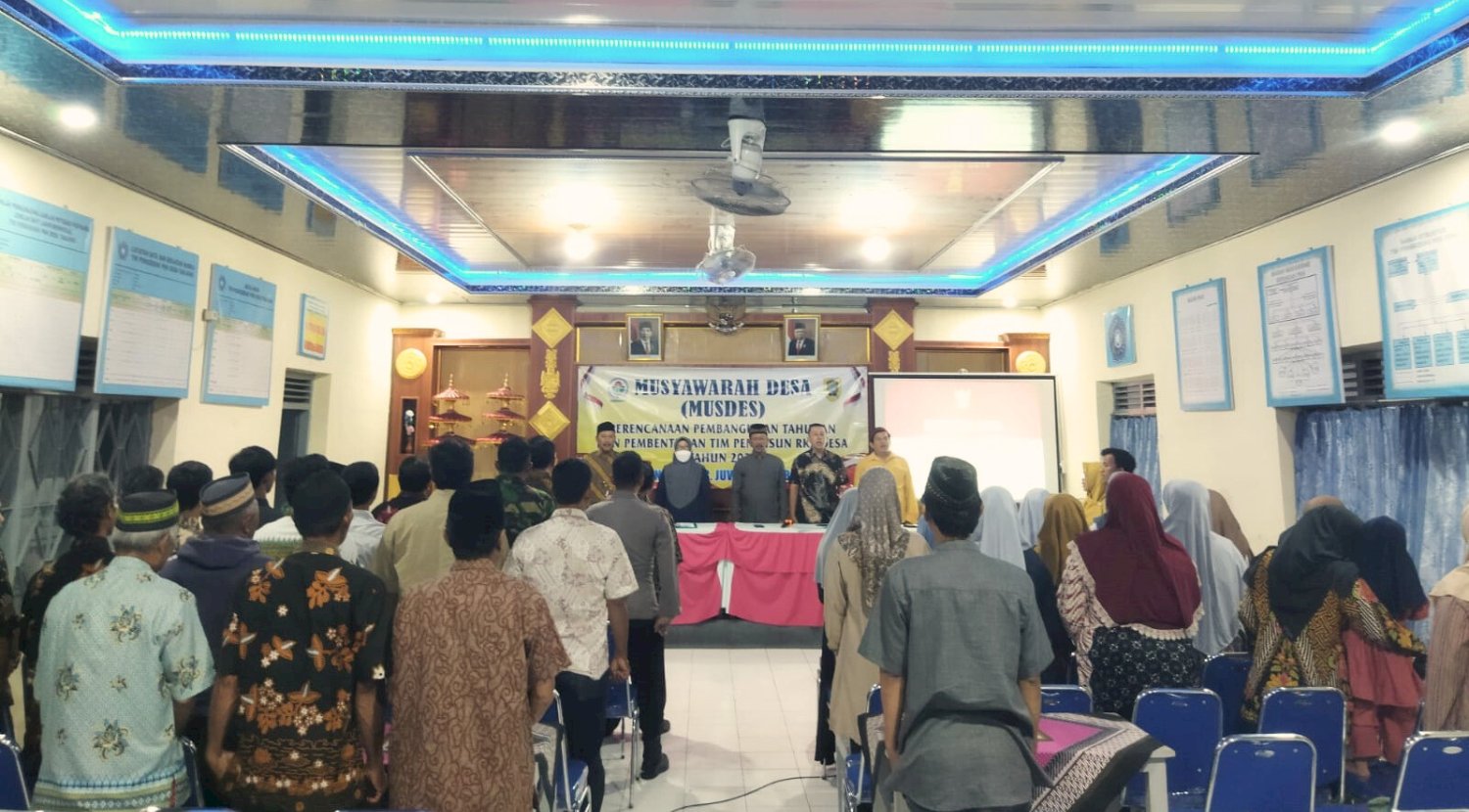 Musyawarah Desa (Musdes) untuk pembentukan Tim Penyusun Rencana Kerja Pemerintah Desa (RKPDesa) Tahun 2025 di Desa Tanjung