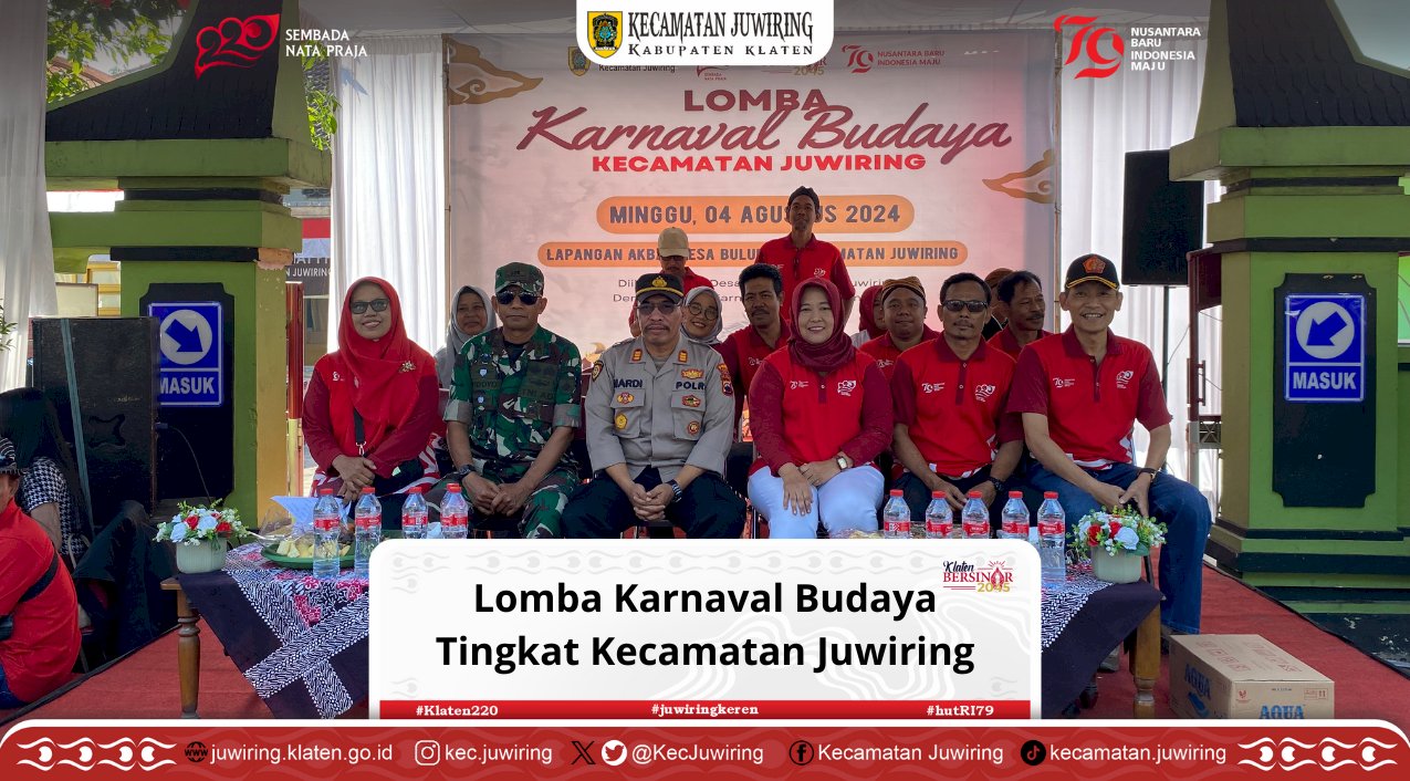 Karnaval Budaya Tingkat Kecamatan Juwiring