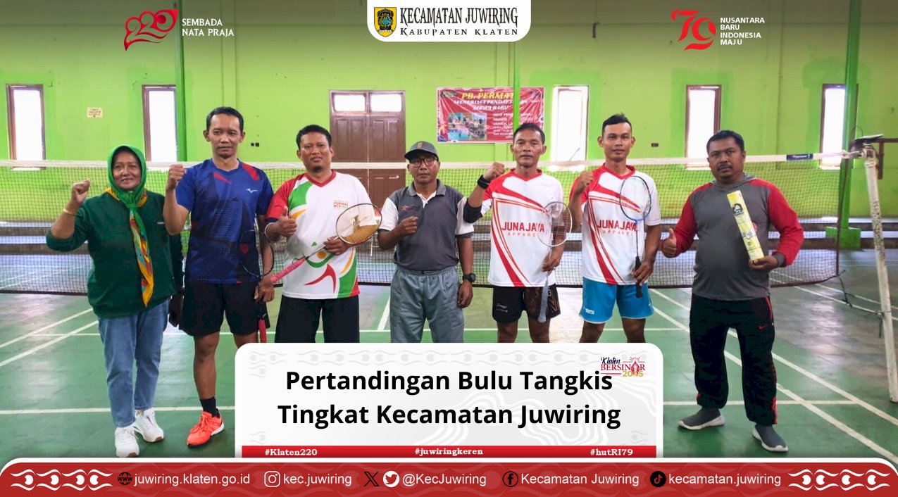 Pertandingan Bulu Tangkis Tingkat Kecamatan