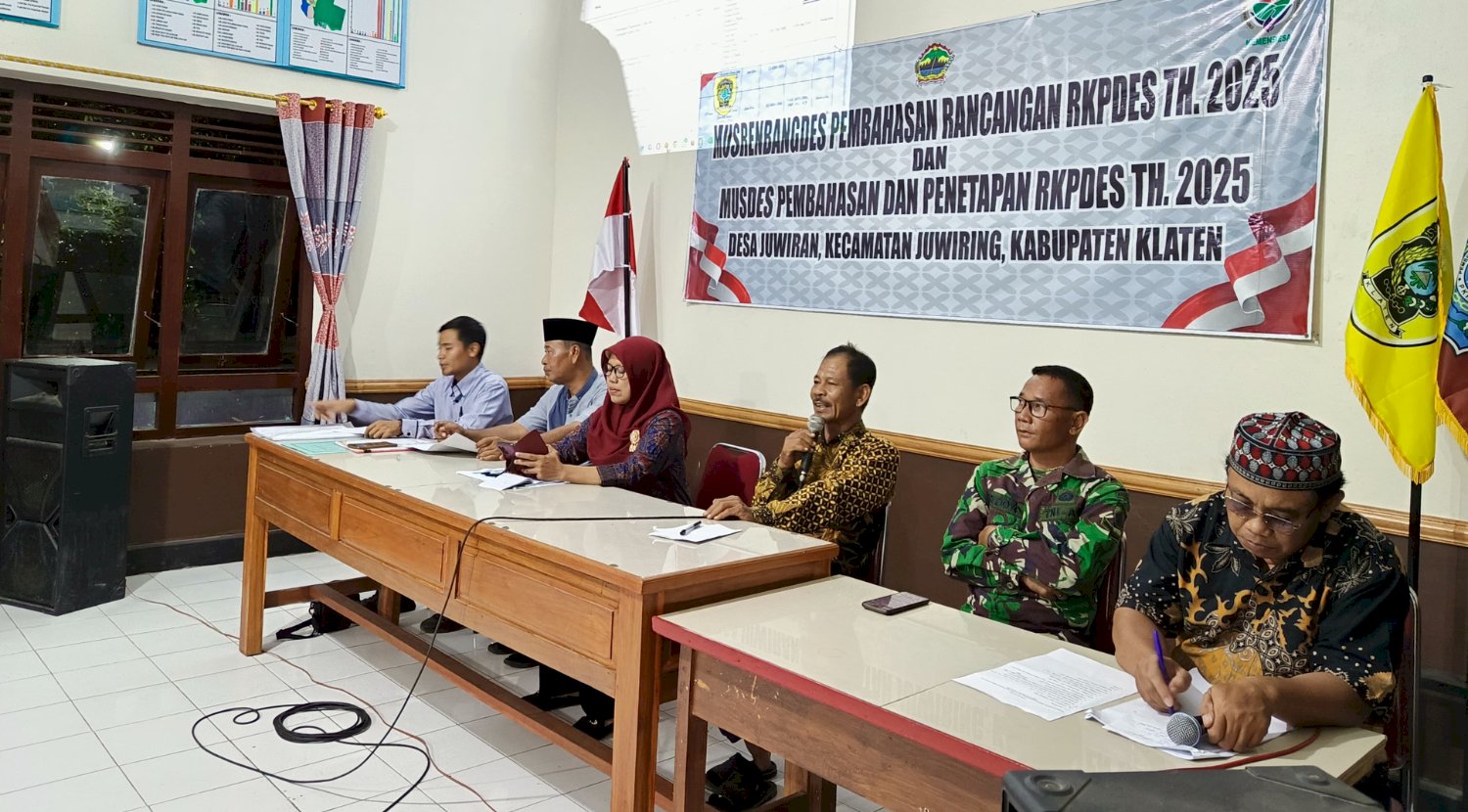 Musrenbangdes Pembahasan Rancangan RKPDES Tahun 2025 Desa Juwiran