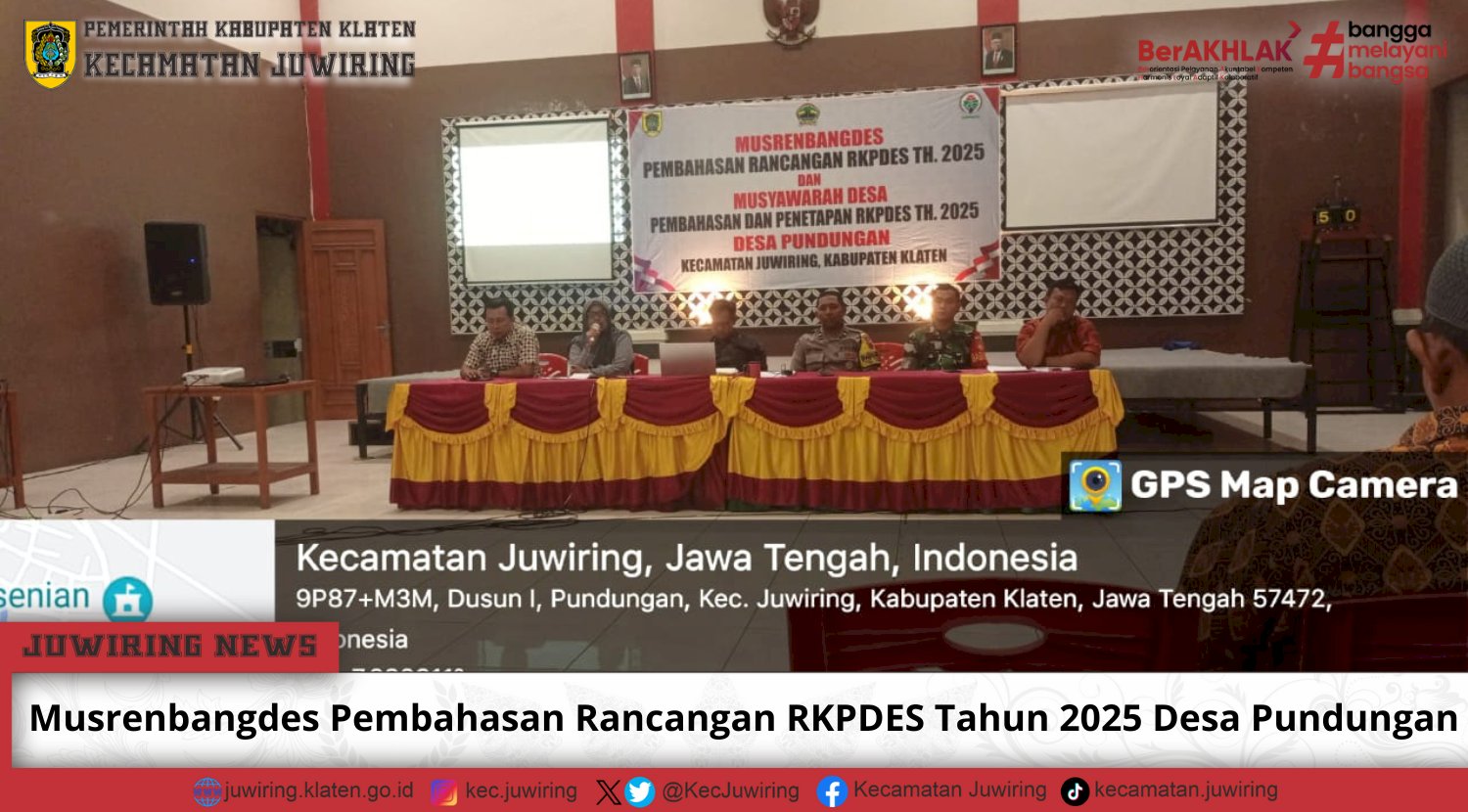 Musrenbangdes Pembahasan Rancangan RKPDES Tahun 2025 Desa Pundungan