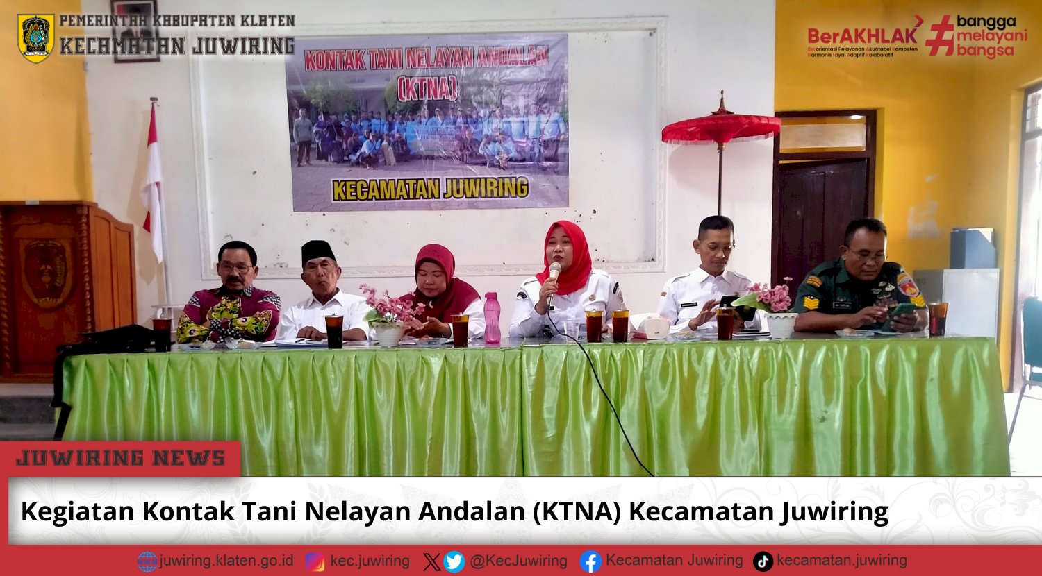 Kontak Tani Nelayan Andalan (KTNA) Kecamatan Juwiring