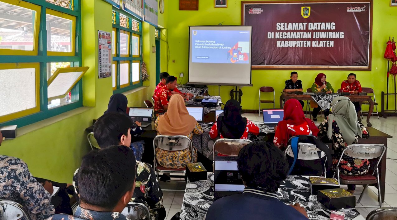 Sosialisasi PPID Desa dan Kecamatan oleh Tim PPID Kabupaten