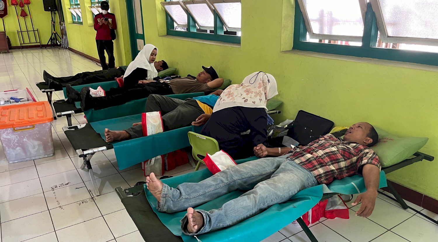 Donor Darah dari PMI Kabupaten Klaten di Kecamatan Juwiring