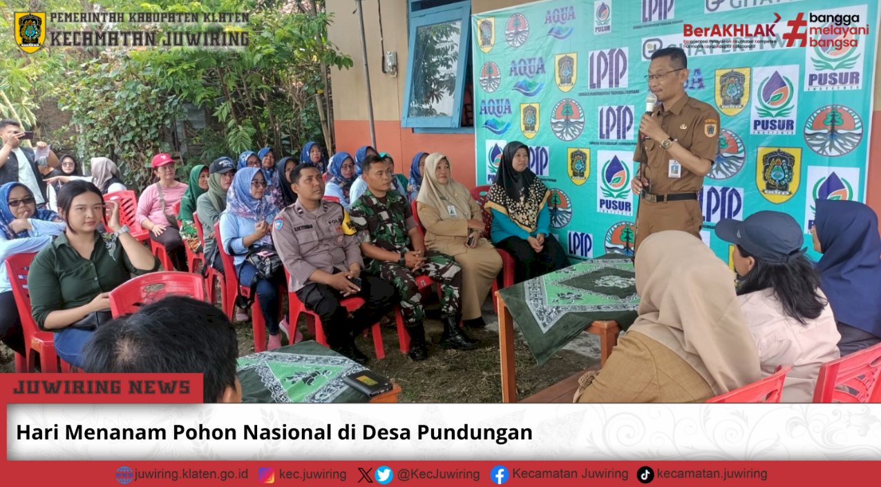 Hari Menanam Pohon Nasional di Desa Pundungan