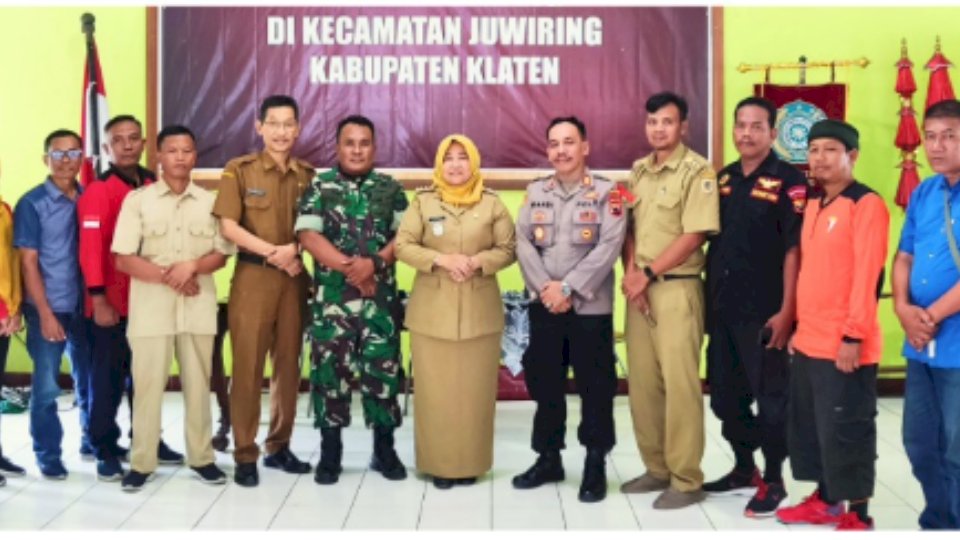 Rakor Pendirian Posko Arus Mudik Lebaran Kecamatan Juwiring 2025