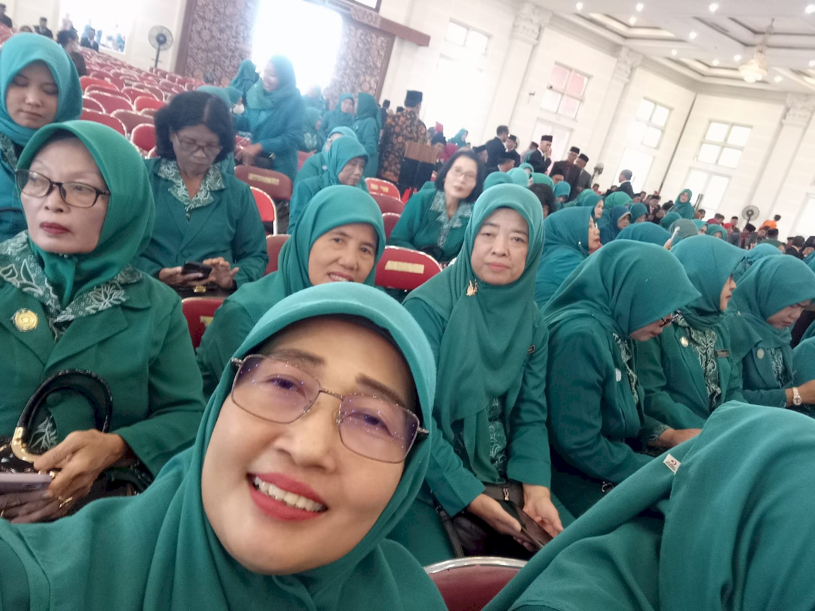 Menghadiri undangan sertijab Bupati Klt th 2025  & Sertijab Ketua TP PKK Kab Klt.  3-3-2025