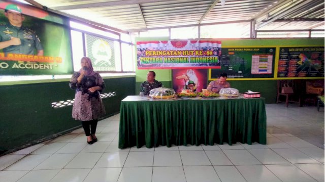 Camat & Forkopimcam Juwiring Hadiri Peringatan HUT TNI ke-80 di Koramil 21 Juwiring