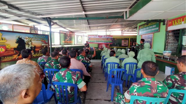 Camat & Forkopimcam Juwiring Hadiri Peringatan HUT TNI ke-80 di Koramil 21 Juwiring