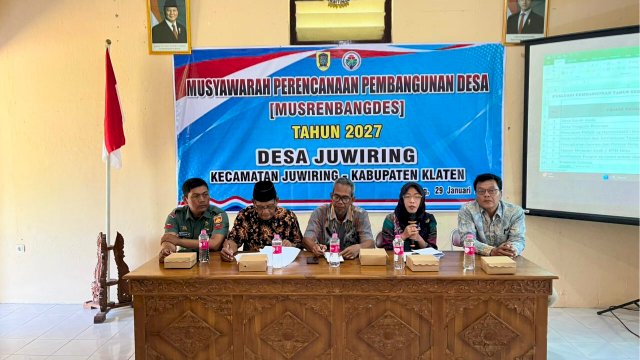 Kecamatan Juwiring Hadiri Musrenbang Tingkat Desa di Pundungan, Mrisen, Juwiring dan Kwarasan