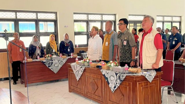 Koordinasi dalam rangka mengidentifikasi dan mengatasi permasalahan banjir di wilayah Kecamatan Juwiring