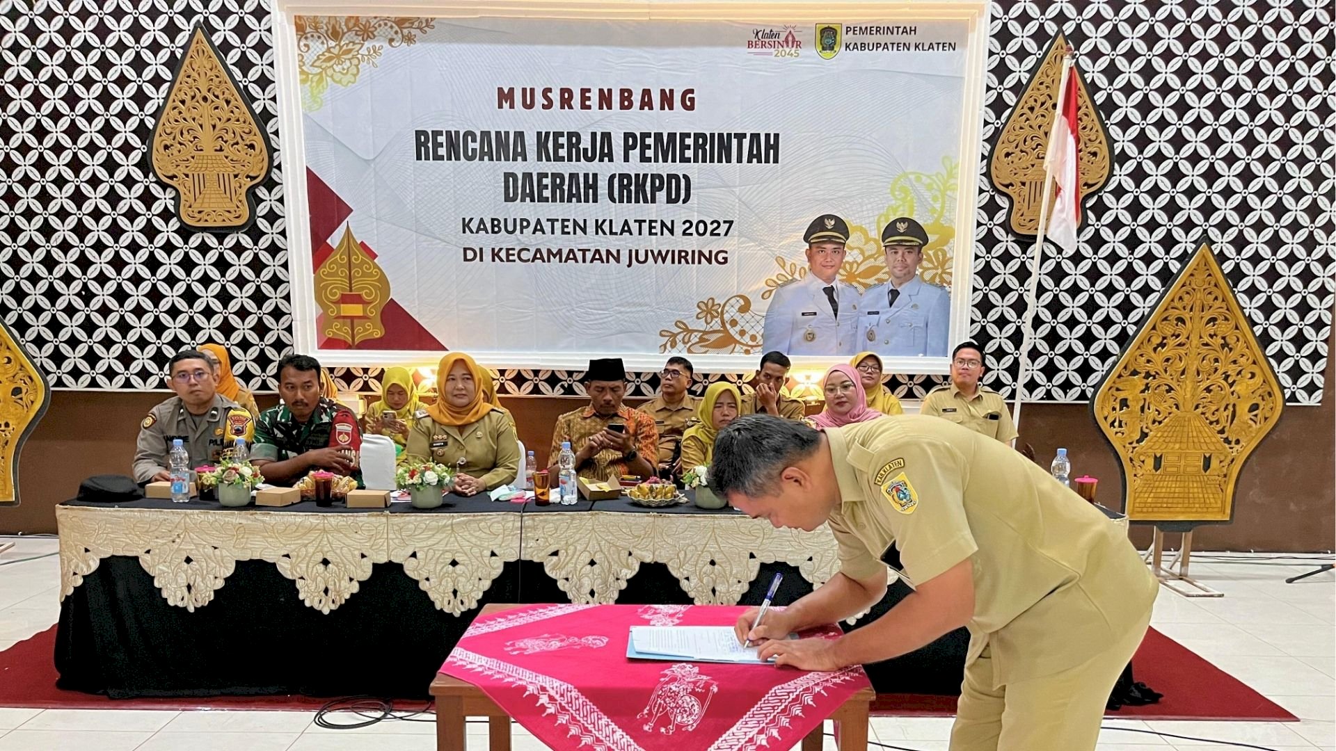 Musrenbang RKPD Kabupaten Klaten Tahun 2027 Digelar di Kecamatan Juwiring