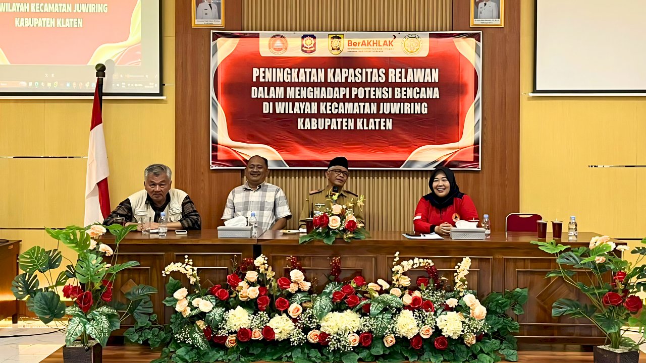 Peningkatan Kapasitas Relawan dalam Menghadapi Potensi Bencana di Kecamatan Juwiring