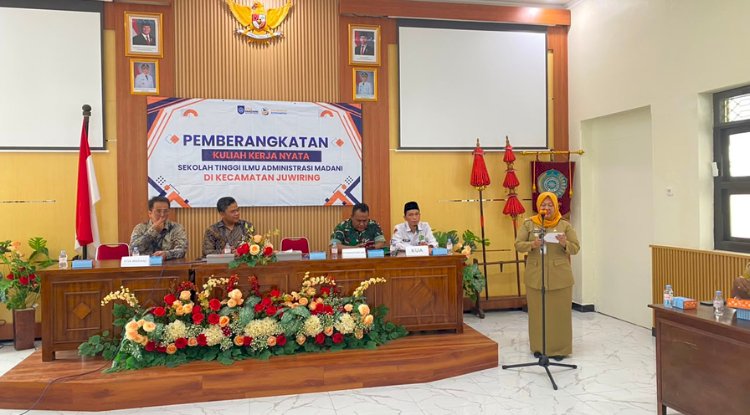 Mahasiswa KKN STIA Madani Resmi Diberangkatkan dari Kecamatan Juwiring